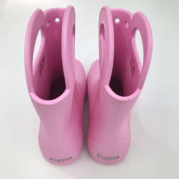 CROC Handle It Pink Lightweight Waterproof Shorty Boots - Picture 7 of 16